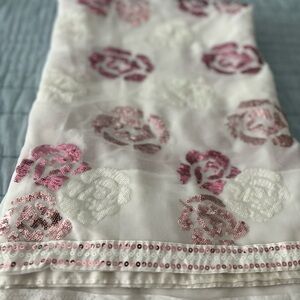 Gorgette Sequin Saree